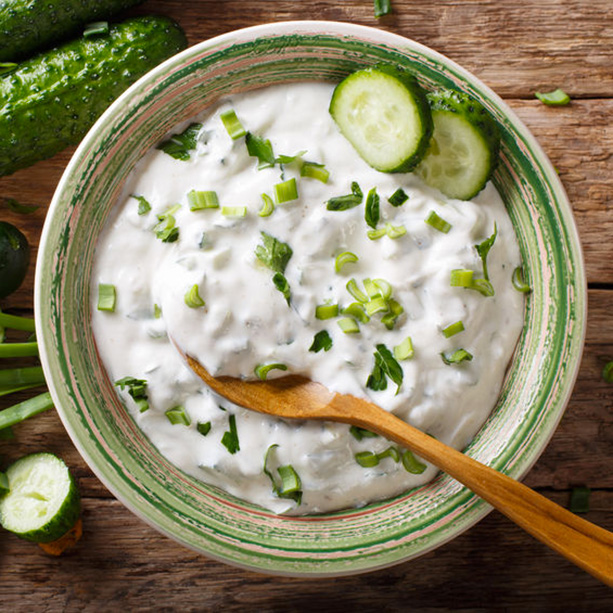 tzatziki de yogur y pepino