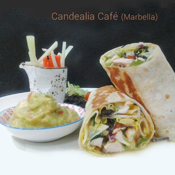 Wrap caliente de pollo thai