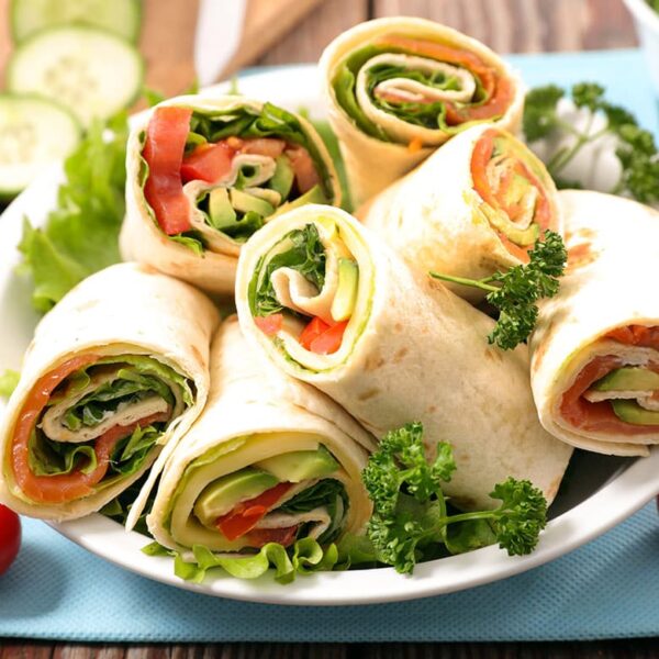 Wraps rellenos, ideas para prepararlos