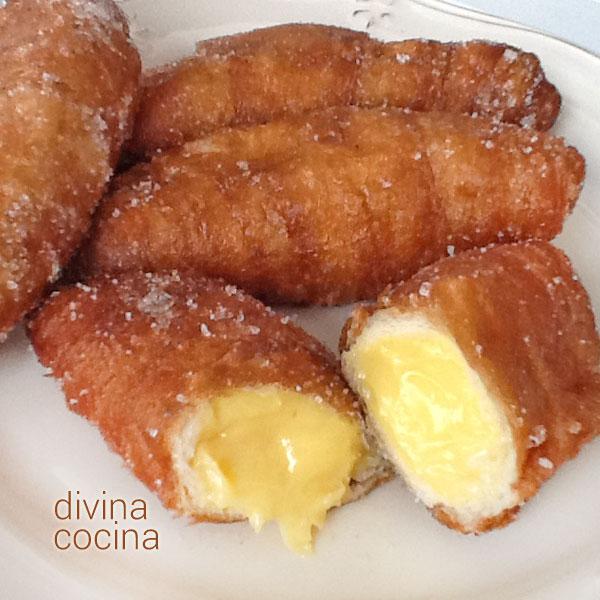 Xuxos de crema fáciles