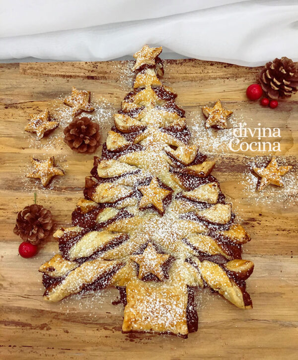 Árbol de Navidad de Hojaldre