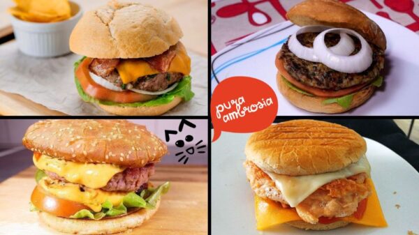10 RECETAS DE HAMBURGUESAS CASERAS