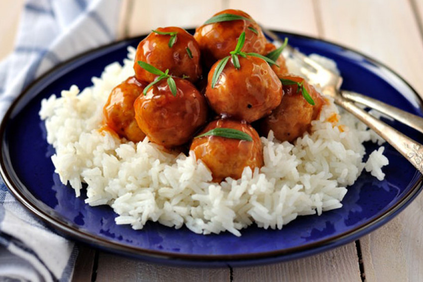 Receta de albóndigas de carne con arroz
