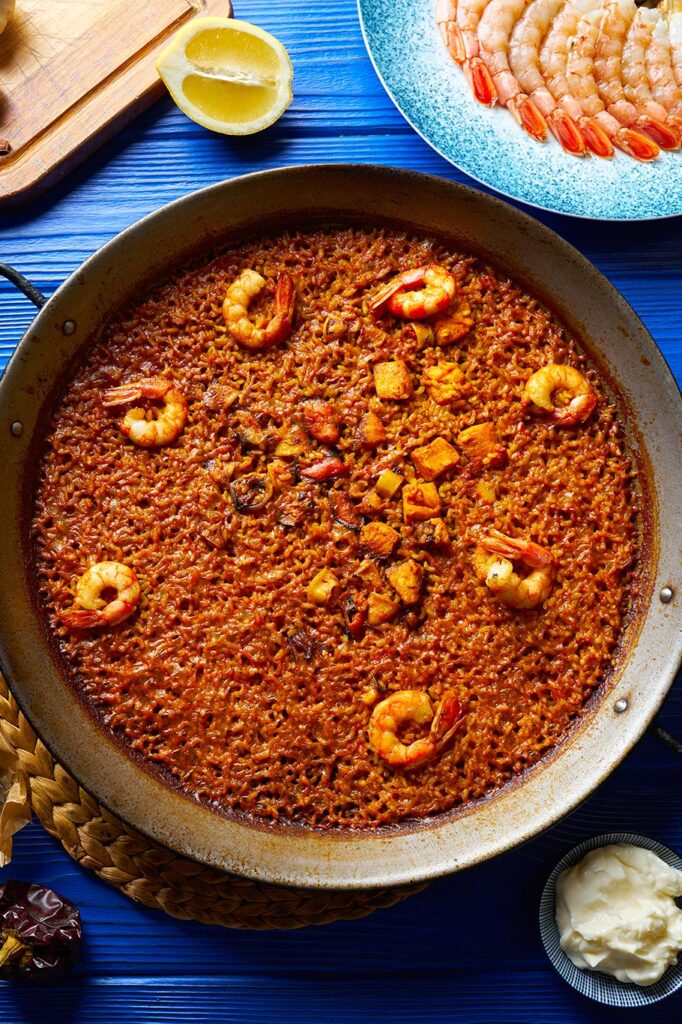 Paella de Arroz del senyoret