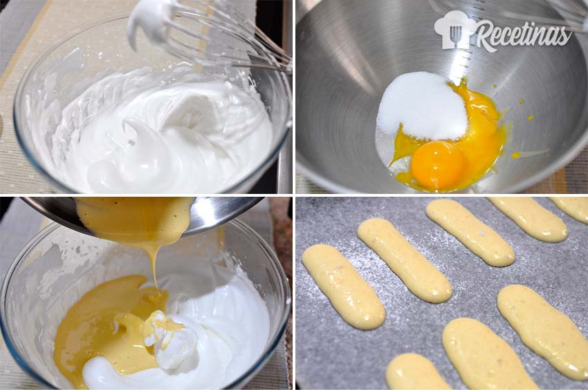 - Recetas de Cocina Preparación de los bizcochos soletilla.