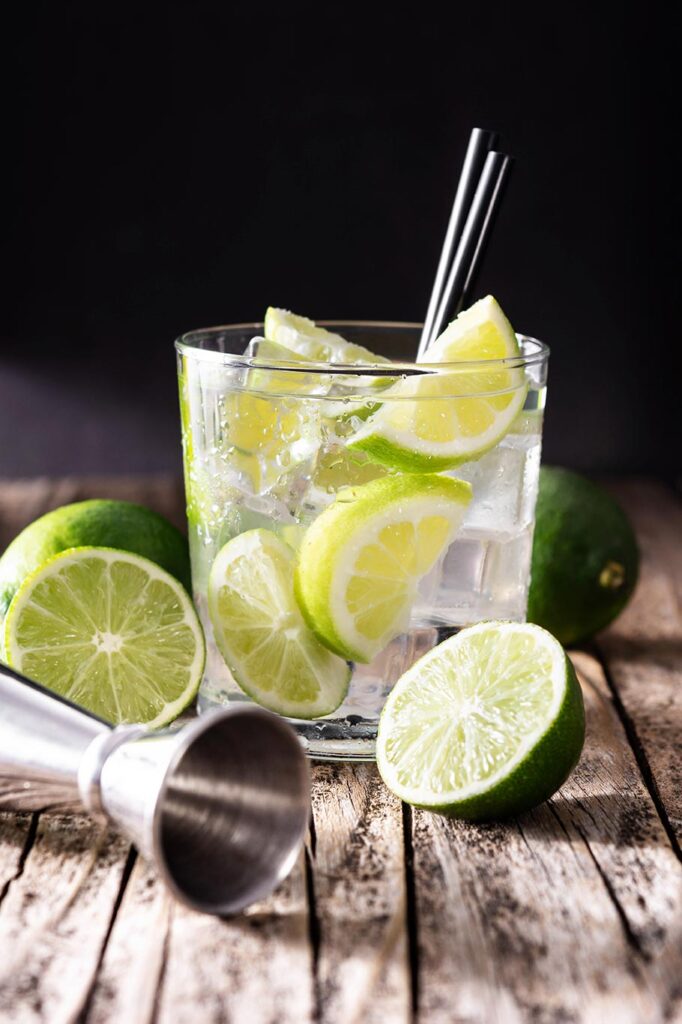 Vista del cóctel Caipiroska