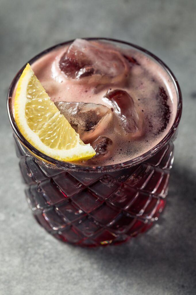 Vista del cóctel calimocho