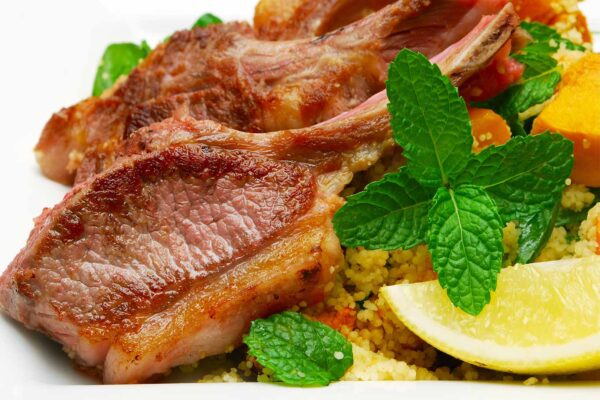 Chuletas de cordero a la menta