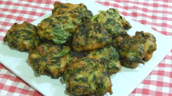 Como hacer buñuelos de acelga y que no salgan aceitosos