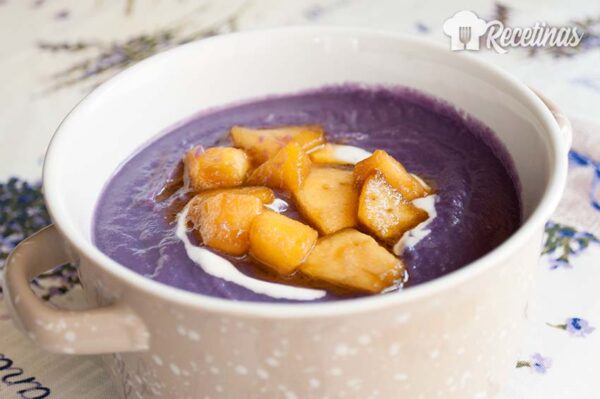 Crema de col lombarda