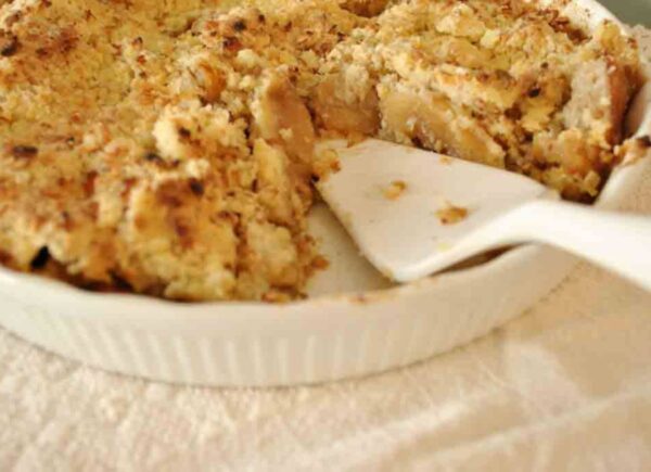 Crumble de manzana Sin Gluten