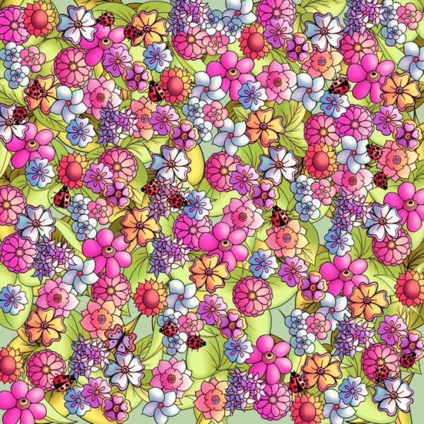 Descubre la Mariposa Entre las Flores: Un Reto para Tu Mente