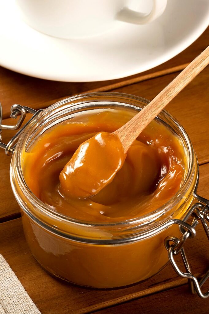 Vista del dulce de leche