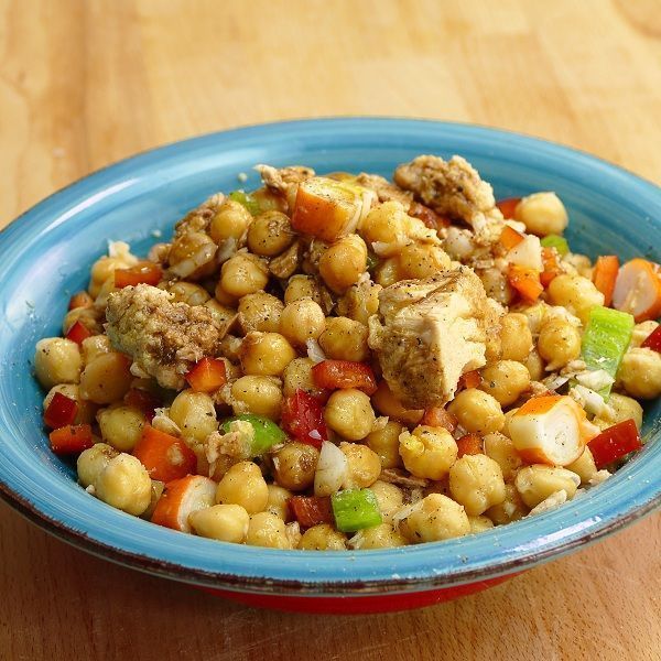 ENSALADA DE GARBANZOS receta