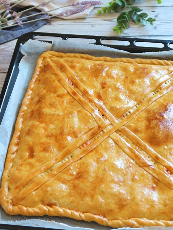 Empanada de pollo y champiñones
