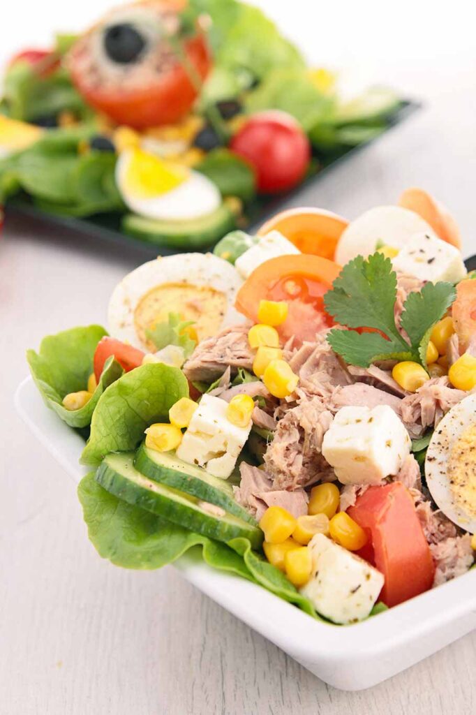 Ensalada con queso de cabra