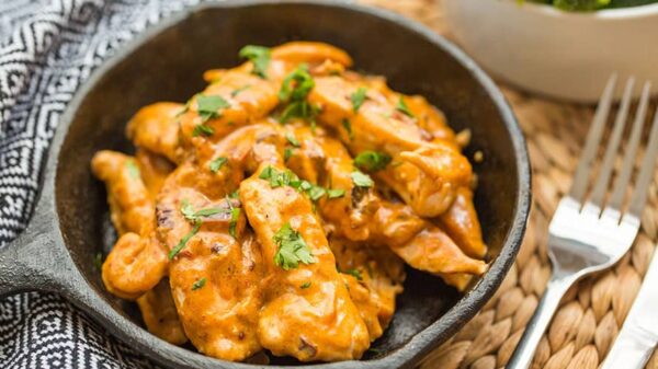 Fajitas de pollo con chipotle