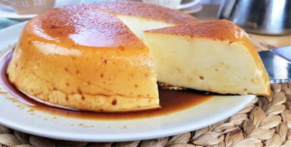 Flan de crema de queso SIN HORNO