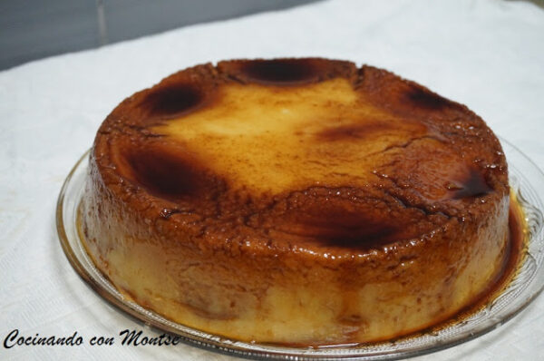 Flan de galletas sin horno