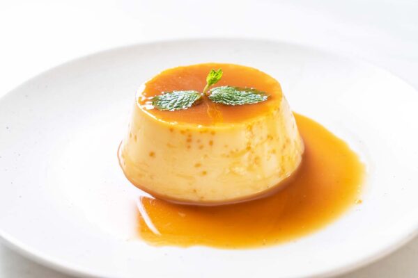 Flan de queso casero