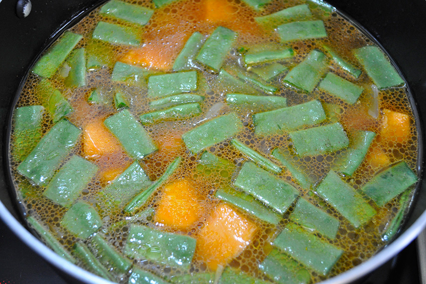 - Recetas de Cocina Judías y calabaza en la cazuela