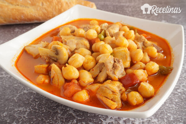 Garbanzos con pollo