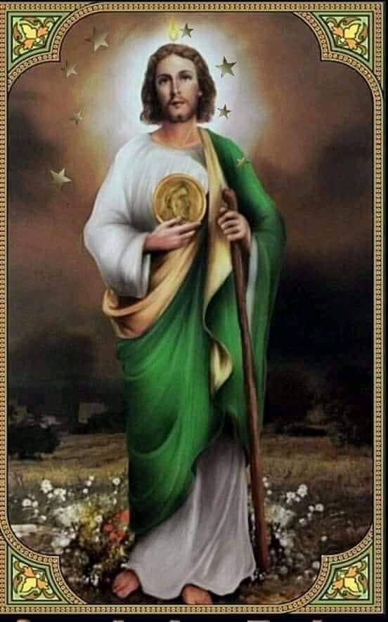 HAGA ESTA ORACION CON TODA SU FE, SAN JUDAS ES MILAGRASO Y EL SIEMPRE NOS ESCUCHA.
