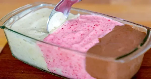 Helado sin azúcar en 5 minutos! ¡Sin crema! ¡Sin leche! ¡Postre SALUDABLE!