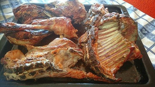 LECHAZO ASADO AL HORNO ELECTRICO