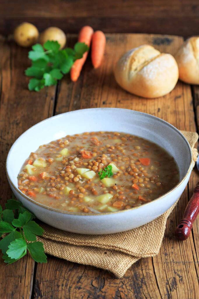 - Recetas de Cocina Plato de lentejas con verduras