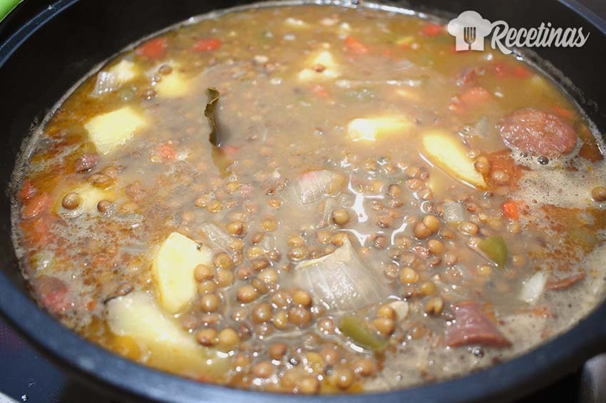 Lentejas tradicionales.