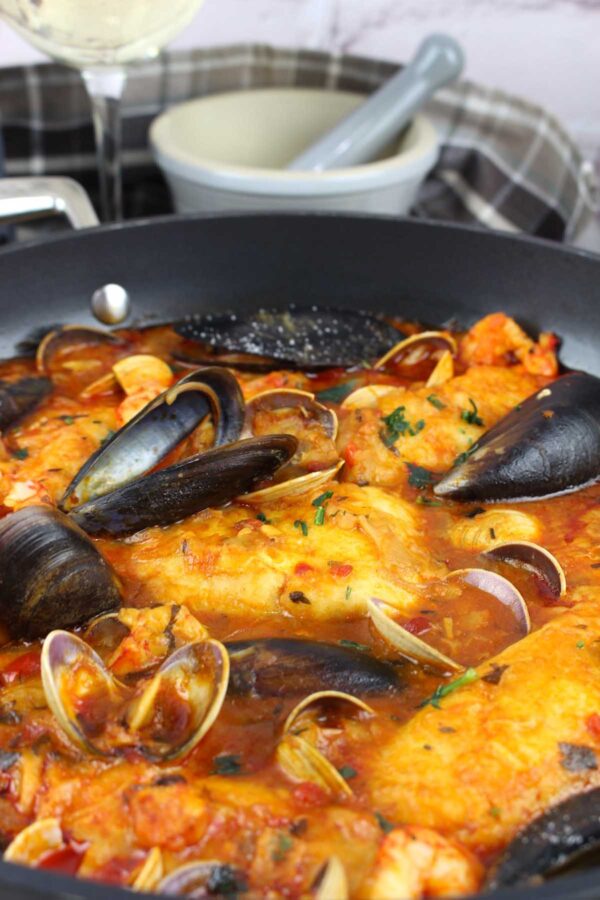 Merluza a la marinera