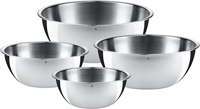 WMF Bol Gourmet - Set de 4 Cuencos de Mezcla (16, 18, 22, 24 cm)