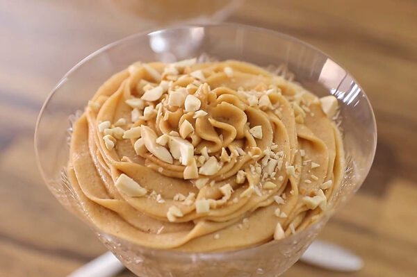 Mousse de cacahuete