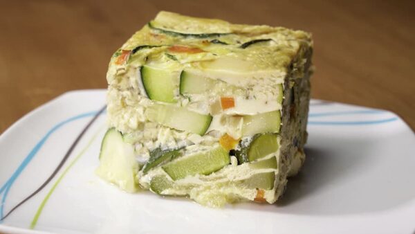 PASTEL DE CALABACIN AL HORNO