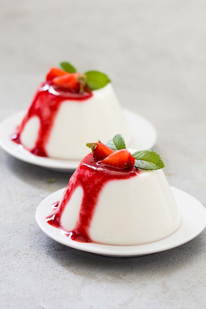 Panna cotta de vainilla