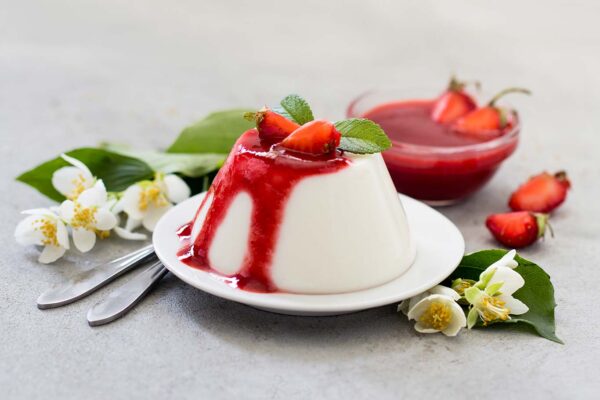 Panna cotta de vainilla