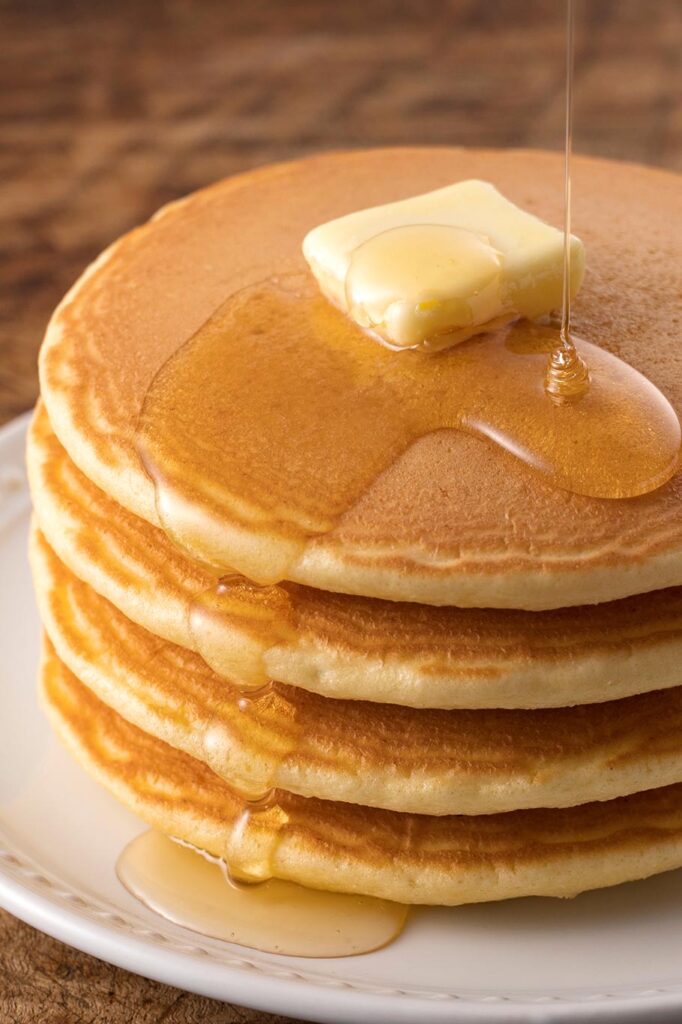 Vista de los panqueques