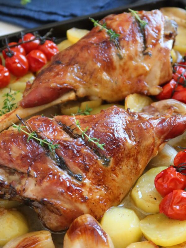Pierna de cordero al horno