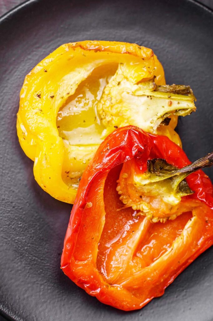 Pimientos asados en freidora de aire