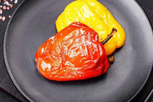 Pimientos asados en freidora de aire