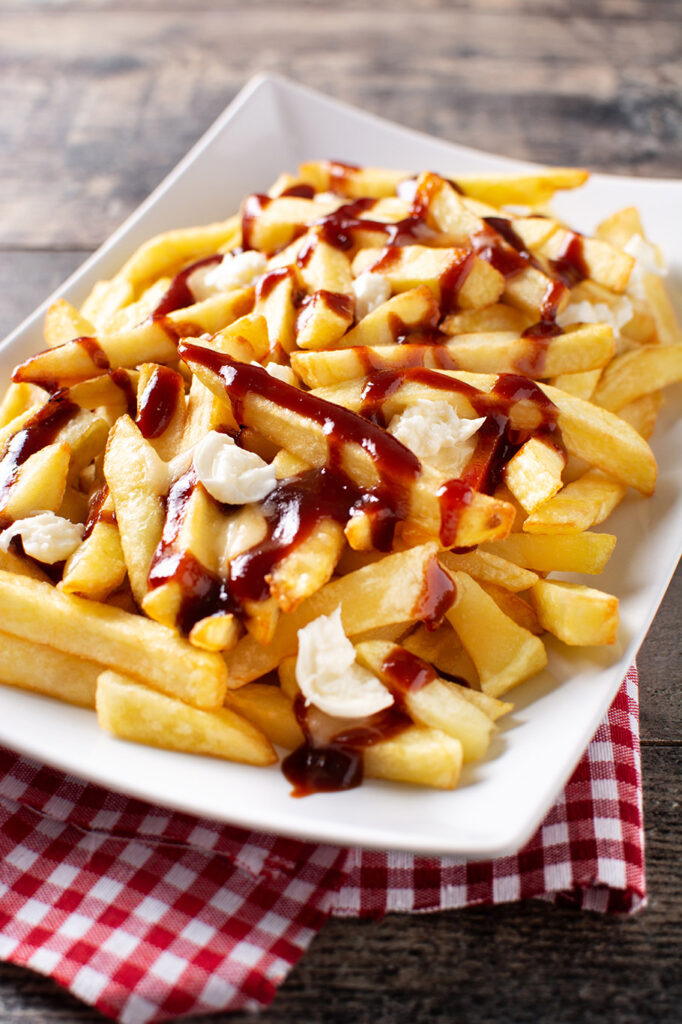 Presentación de poutine