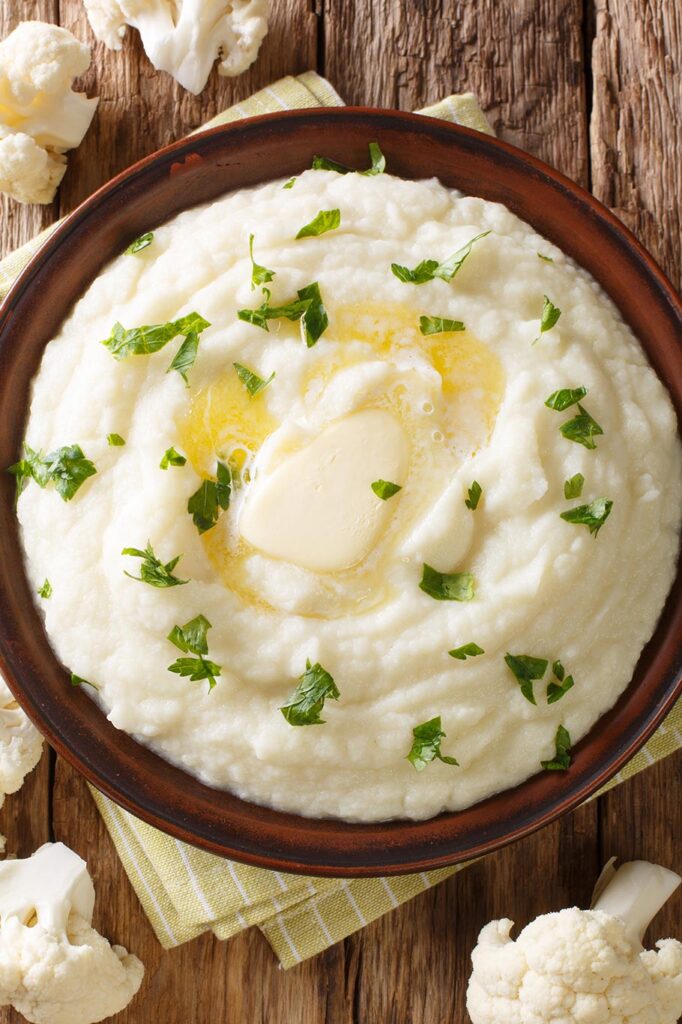 - Recetas de Cocina Vista del puré de coliflor