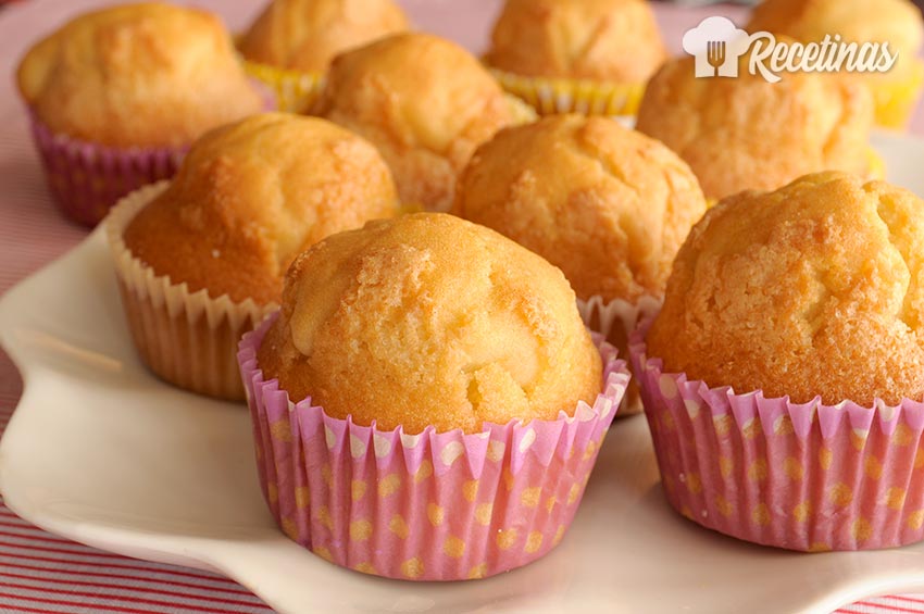 Receta de magdalenas caseras