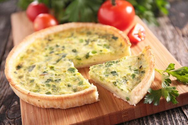 Quiche de puerros