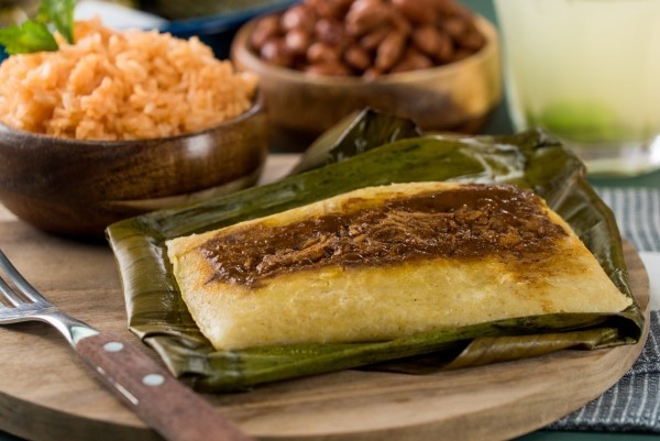 Receta de tamal relleno para hacer en casa
