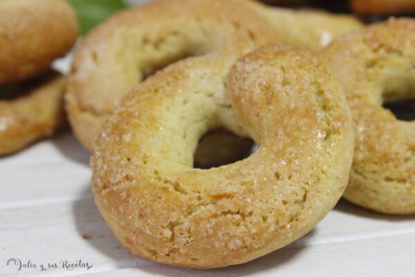 Rosquillas de naranja al horno