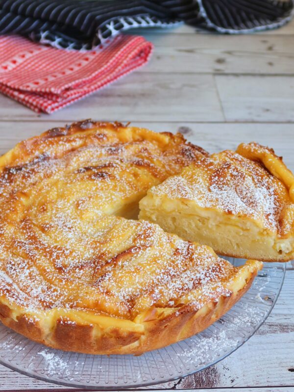 Tarta de manzana tornado