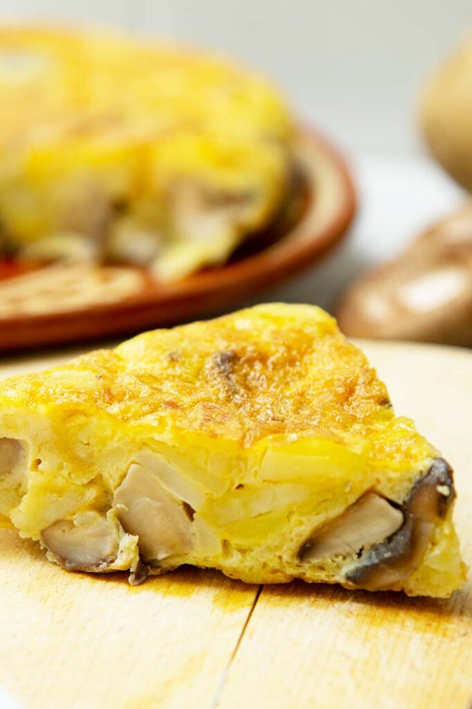 Tortilla de champiñones