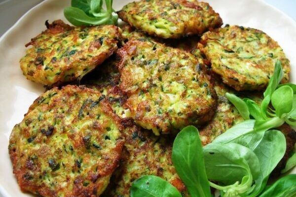 Tortitas de espinaca con queso